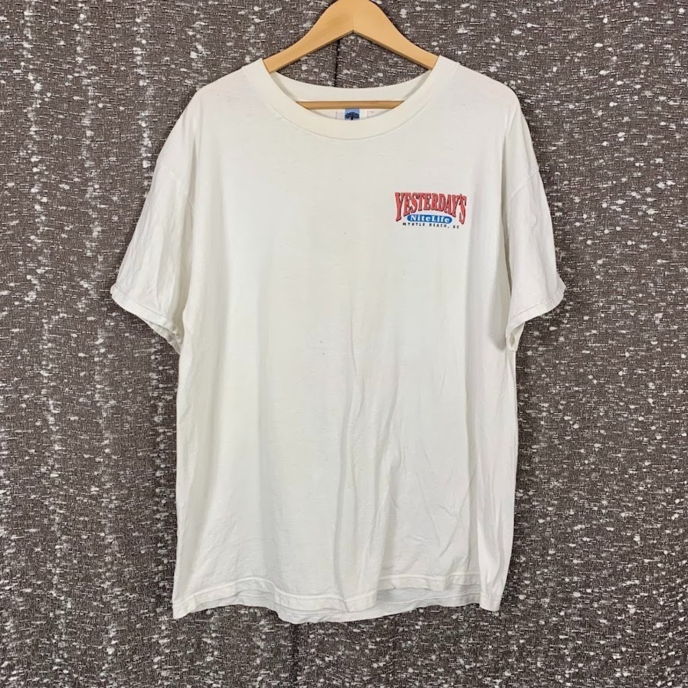 Vintage Yesterday's Nitelife Bar Myrtle Beach SC Single Stitch T-Shirt Size XL